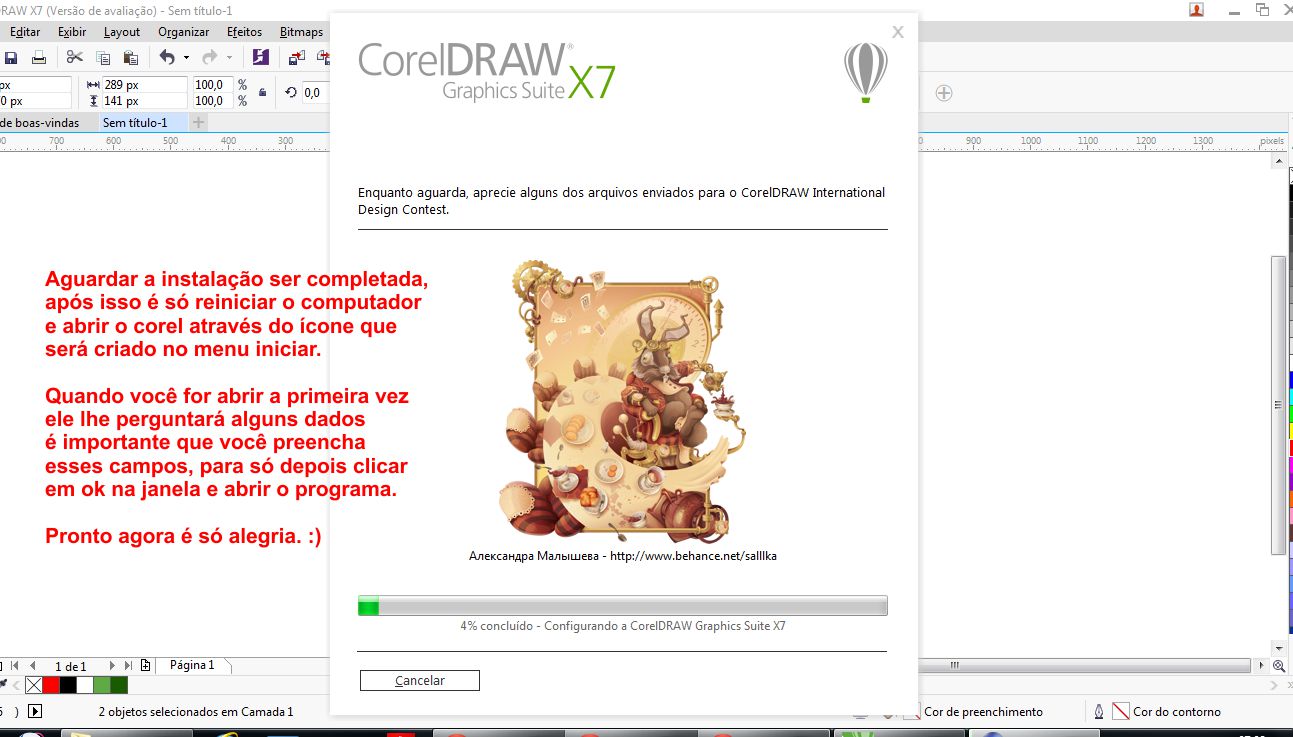 corel draw 12 online work